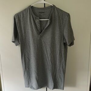 Mens Express Henley short sleeve